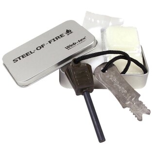 Комплект Steel-of-Fire Web-Tex® - сребърен