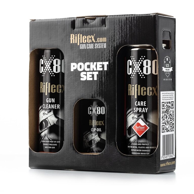 Комплект за почистване на късо оръжие POCKET Riflecx®