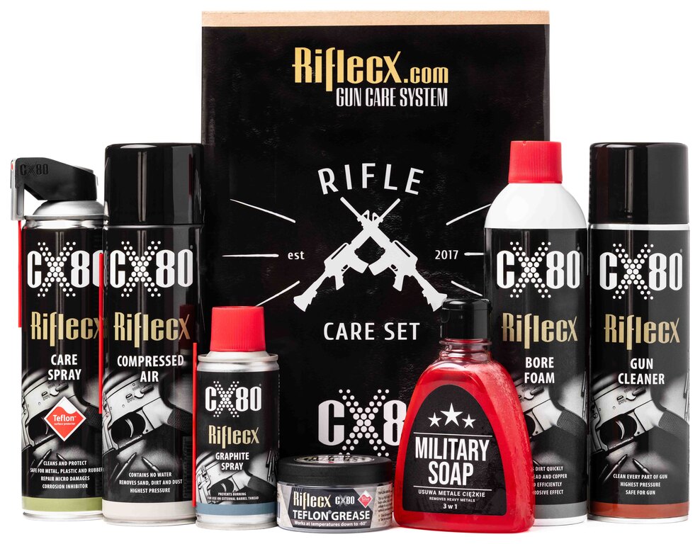 Комплект за почистване на пушки за дълги оръжия Riflecx®