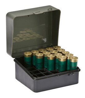 Кутия за 25 броя патрони - сачми Plano Molding® USA - OD Green/Black