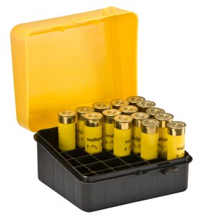 Кутия за патрони - ловни 25 бр. Plano Molding® USA - Жълто/Черно