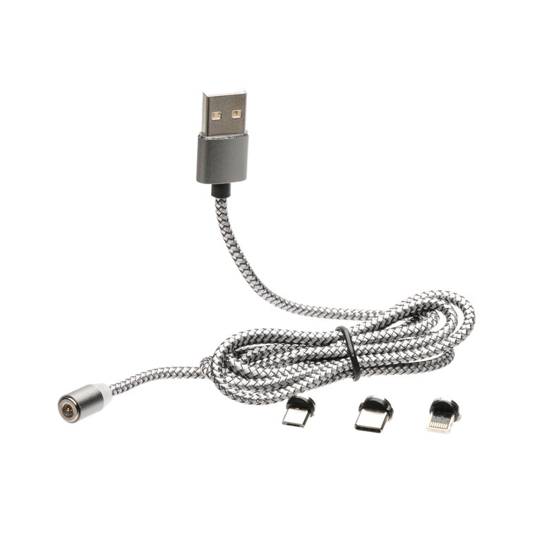 Магнитен USB кабел 3в1 Powertac®