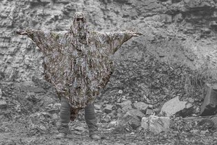 Маскировъчно пончо Ghost Hoodie Ghosthood® IRR