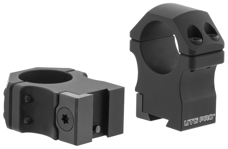 Монтажни пръстени P.O.I® High Profile 1.3" / 25.4 mm тръба UTG PRO®