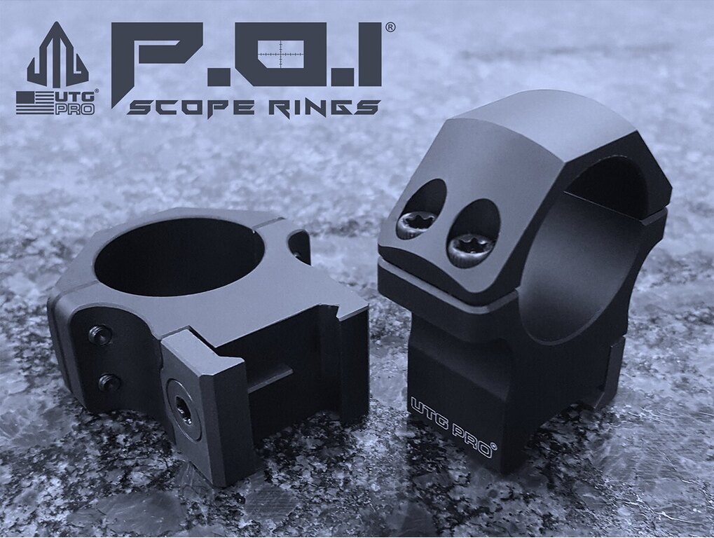 Монтажни пръстени P.O.I® Low Profile 0.98" / 30 mm тръба UTG PRO®