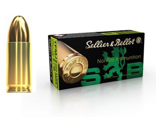 Набои Nontox Sellier & Bellot® / 9 мм Luger / 7,5 г - 115 зърна / 50 бр