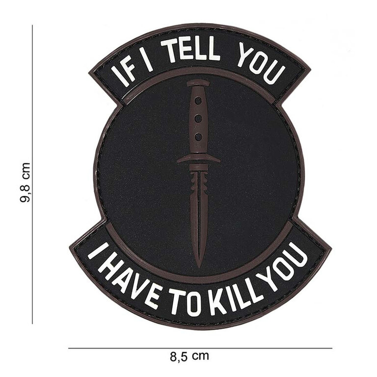 Нашивка If I tell you 101INC®