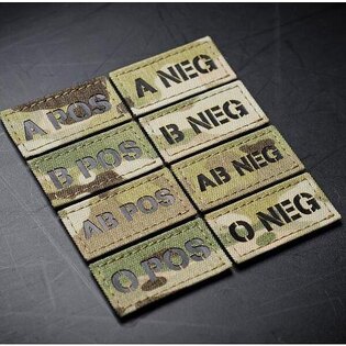Нашивка кръвна група AČR IR Combat Systems®
