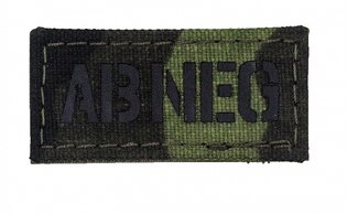 Нашивка на чешката армия IR Combat Systems® кръвна група AB NEG - модел 95