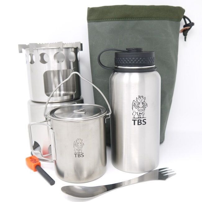 Неръждаем комплект Wilderness Salamander Cook TBS Outdoor®