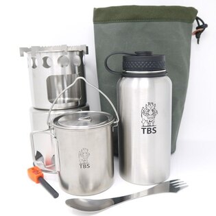 Неръждаем комплект Wilderness Salamander Cook TBS Outdoor®