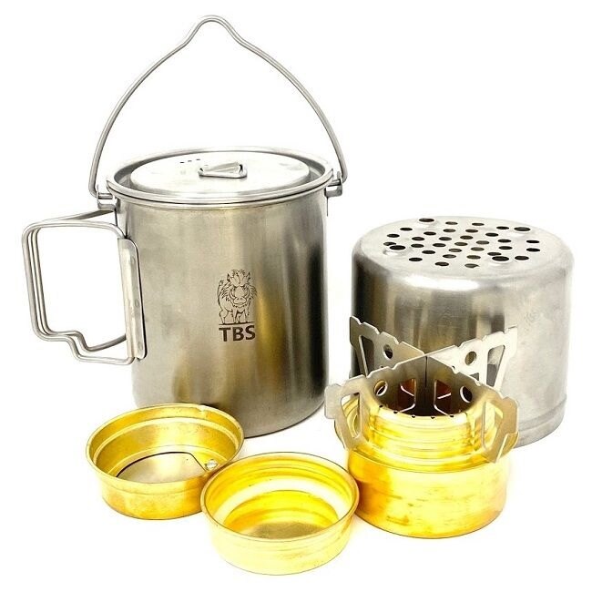 Неръждаем комплект за готвене Wilderness Mini TBS Outdoor®