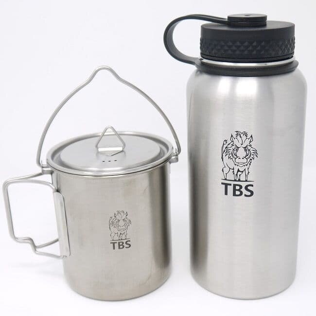 Неръждаема чаша + бутилка Single TBS Outdoor®