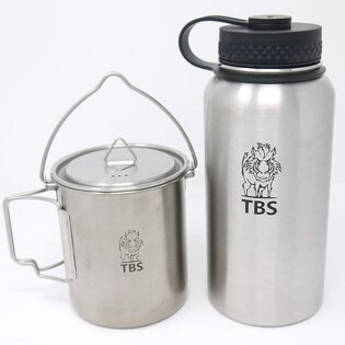 Неръждаема чаша + бутилка Single TBS Outdoor®