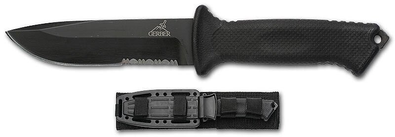Нож Prodigy GERBER® с комбинирано острие - черен