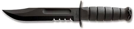 Нож с фиксирано острие KA-BAR® с комбинирано заточване