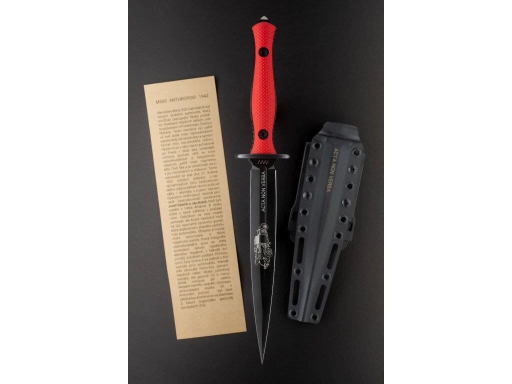 Нож с фиксирано острие M500 Anthropoid 1942 ANV®