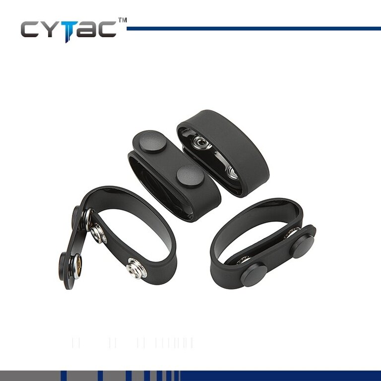 Обезопасителни клипсове Duty Gear за служебен колан Cytac® 4 броя - черни