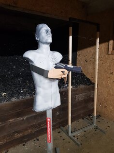 Олекотена стрелкова мишена 3D Delta Real Target®