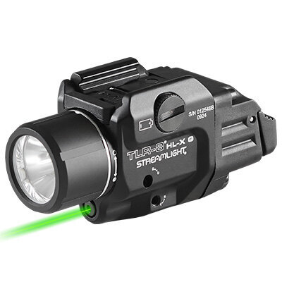 Оръжен фенер с LED светлина TLR-8 HL-X / зелен лазер Streamlight®