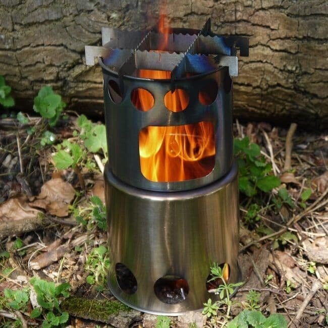 Печка на дърва TBS Outdoor® Varič Salamander Stove