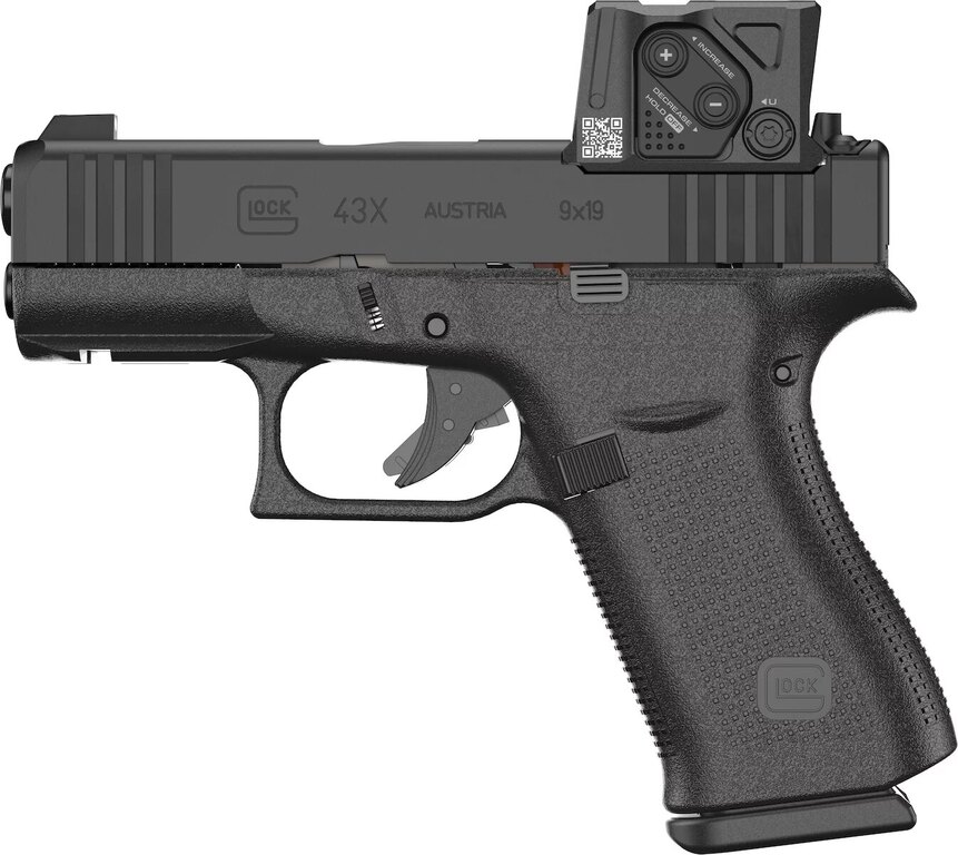 Пистолет Glock 43X A-CUT™ / Aimpoint COA™ / калибър 9×19