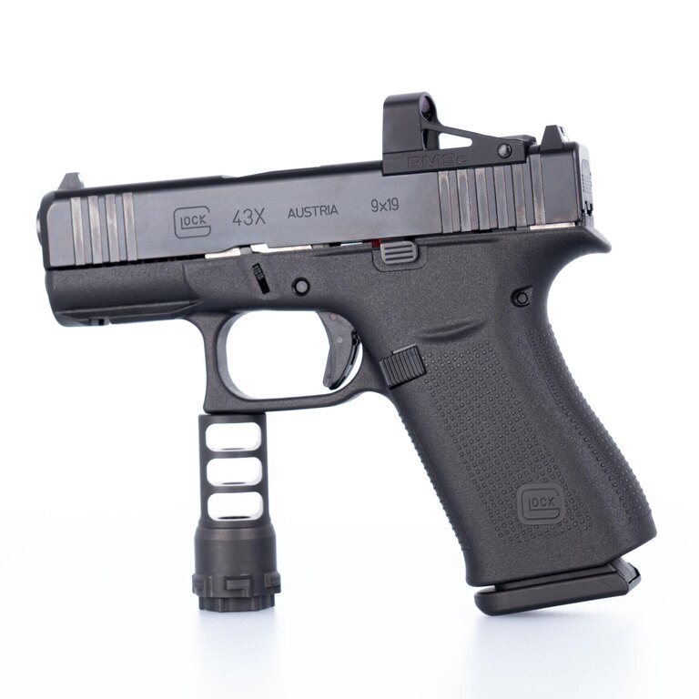 Пистолет Glock 43X MOS с колиматор RMSc Shield / калибър 9x19