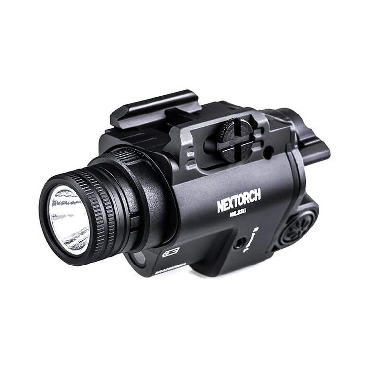 Пистолетно LED фенерче WL23G / зелен лазер NexTorch®