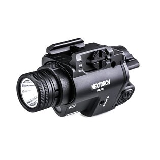 Пистолетно LED фенерче WL23G / зелен лазер NexTorch®