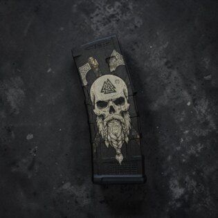 Пълнител за AR15, 30 патрона, калибър 5.56×45 NATO Magpul® / Viking Skull