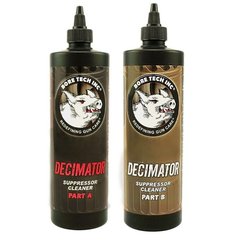 Почистващ препарат за шумозаглушители Decimator BoreTech® 2×473 ml
