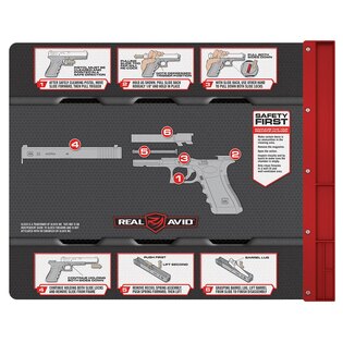 Подложка с инструкция за почистване Glock Real Avid®