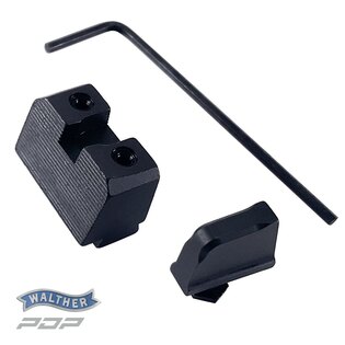 Повишени мерници PDP за стрелба с заглушител Walther®