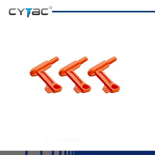 Предпазна вложка за патронник на пистолет Cytac® .22 Cal. / .22 LR / 5.56 mm, 10 броя - оранжева