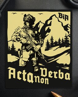 Самолепка Acta Non Verba Brothers in Arms®