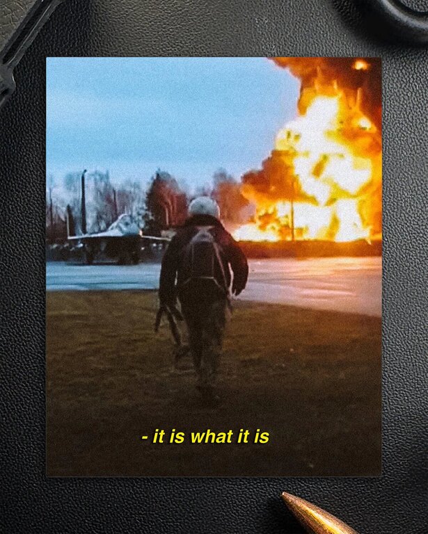 Самолепка It is what it is Brothers in Arms®