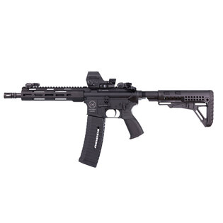 Самозареждаща се пушка AR15 10,5" / калибър .223 Rem. LDT® + Колиматор LE GEN 2 Falke® / пълнител 60 патрона Schmeisser®