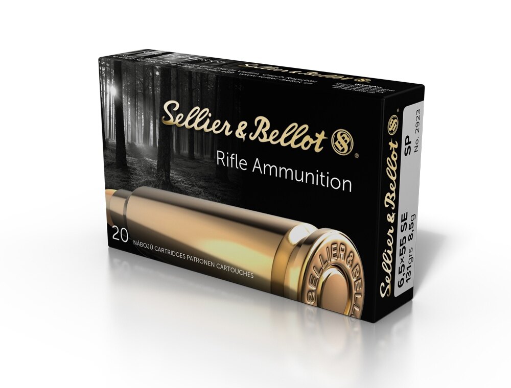 СП патрони Sellier & Bellot® / 6,5x55 SE / 8,5 g - 131 grs / 20 бр