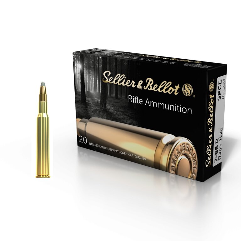 SPCE Sellier & Bellot® патрони / 7x65 R / 11,2 g - 173 grs / 20 бр.