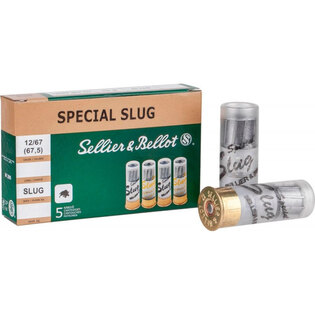 Специален сачмен патрон Slug Sellier & Bellot® / 12/65 / 32 g / 5 бр