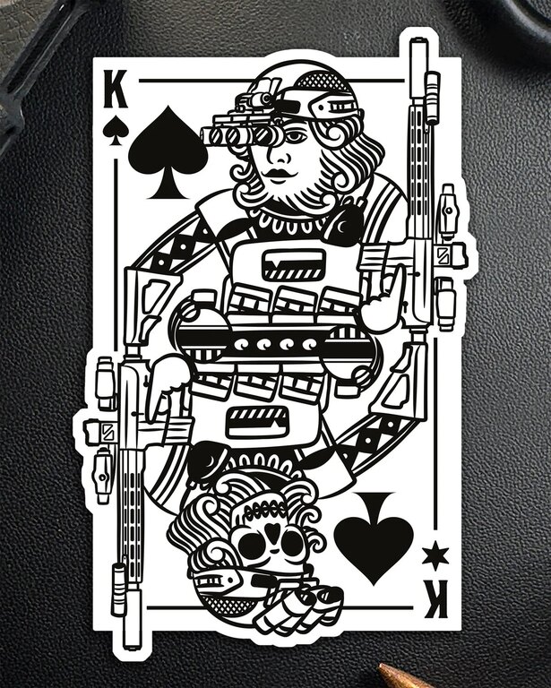 Стикер King of Spades Brothers in Arms®