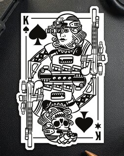 Стикер King of Spades Brothers in Arms®