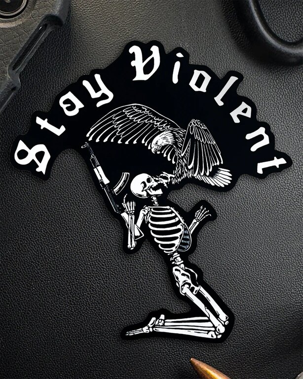Стикер Stay Violent Brothers in Arms®
