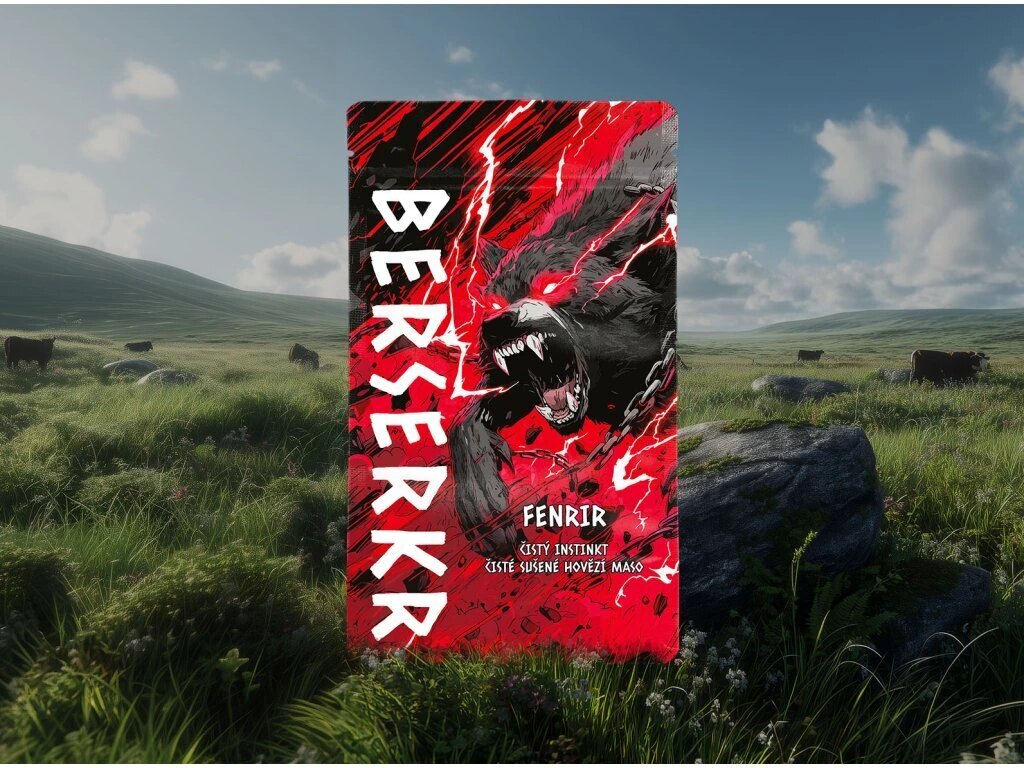 Сушено говеждо месо / джърки FENRIR - Чисто месо Berserker®