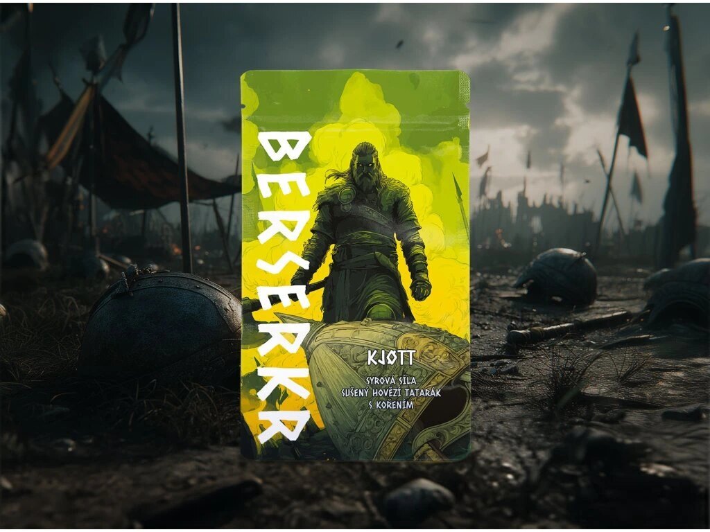 Сушено говеждо месо / джърки KJOTT - Сушен тартар Berserker®