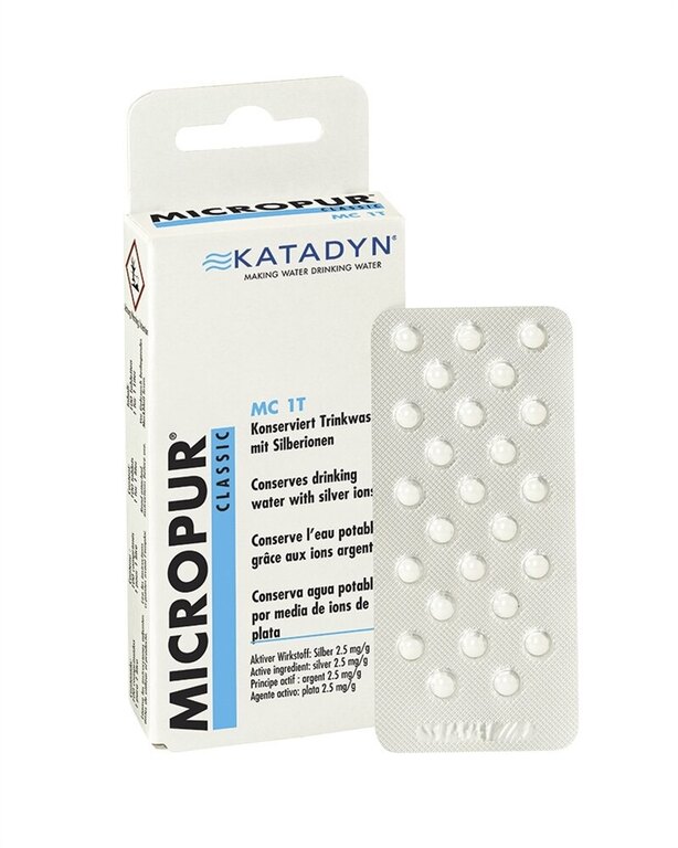 Таблетки за пречистване на вода KATADYN® Micropur Classic MC 1T 100 tb