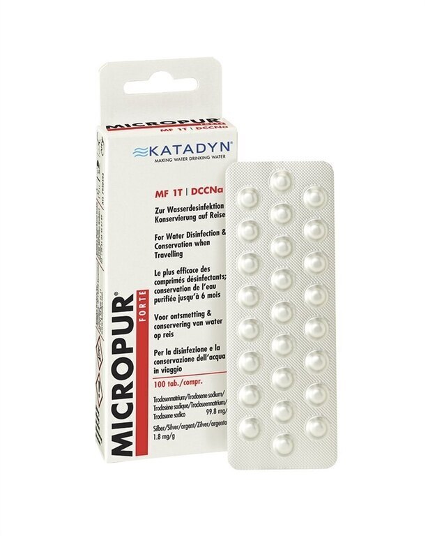 Таблетки за пречистване на вода Micropur Forte MF 1T Katadyn®, 50 таблетки