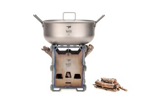 Титаниева печка Wood Stove - дривачна печка Keith®