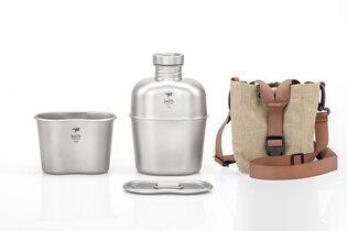 Титанов комплект за готвене Mess Kit Keith®