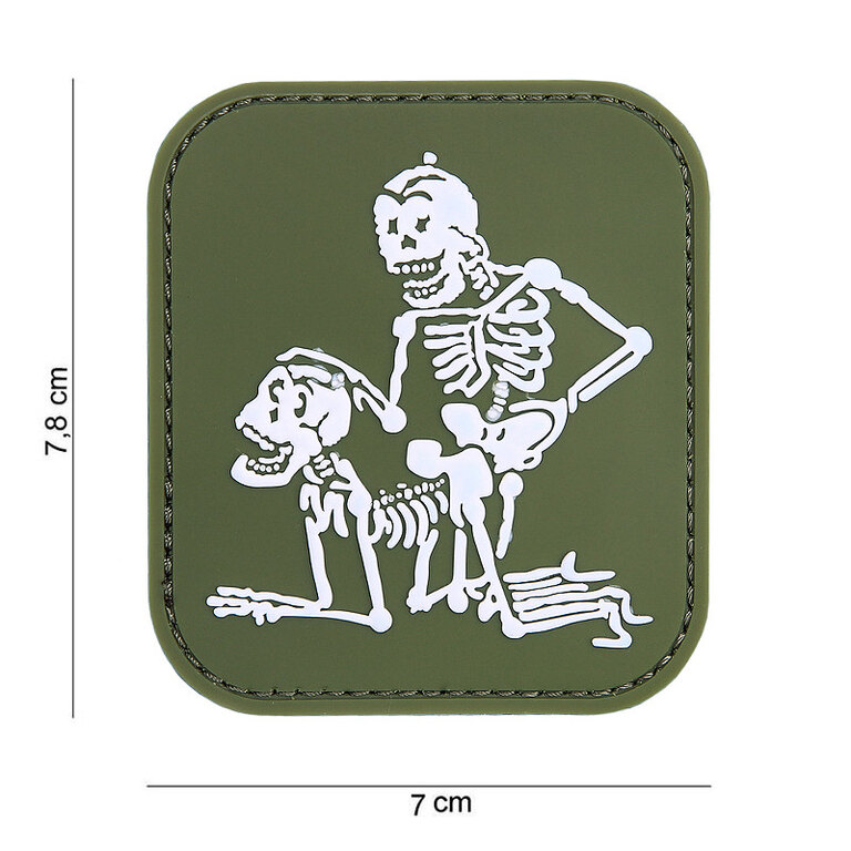 Тъкан знак Two Skeletons 101 INC®